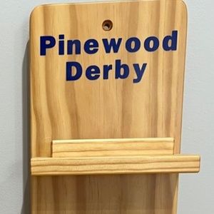 Pinewood Derby Car Display Shelf